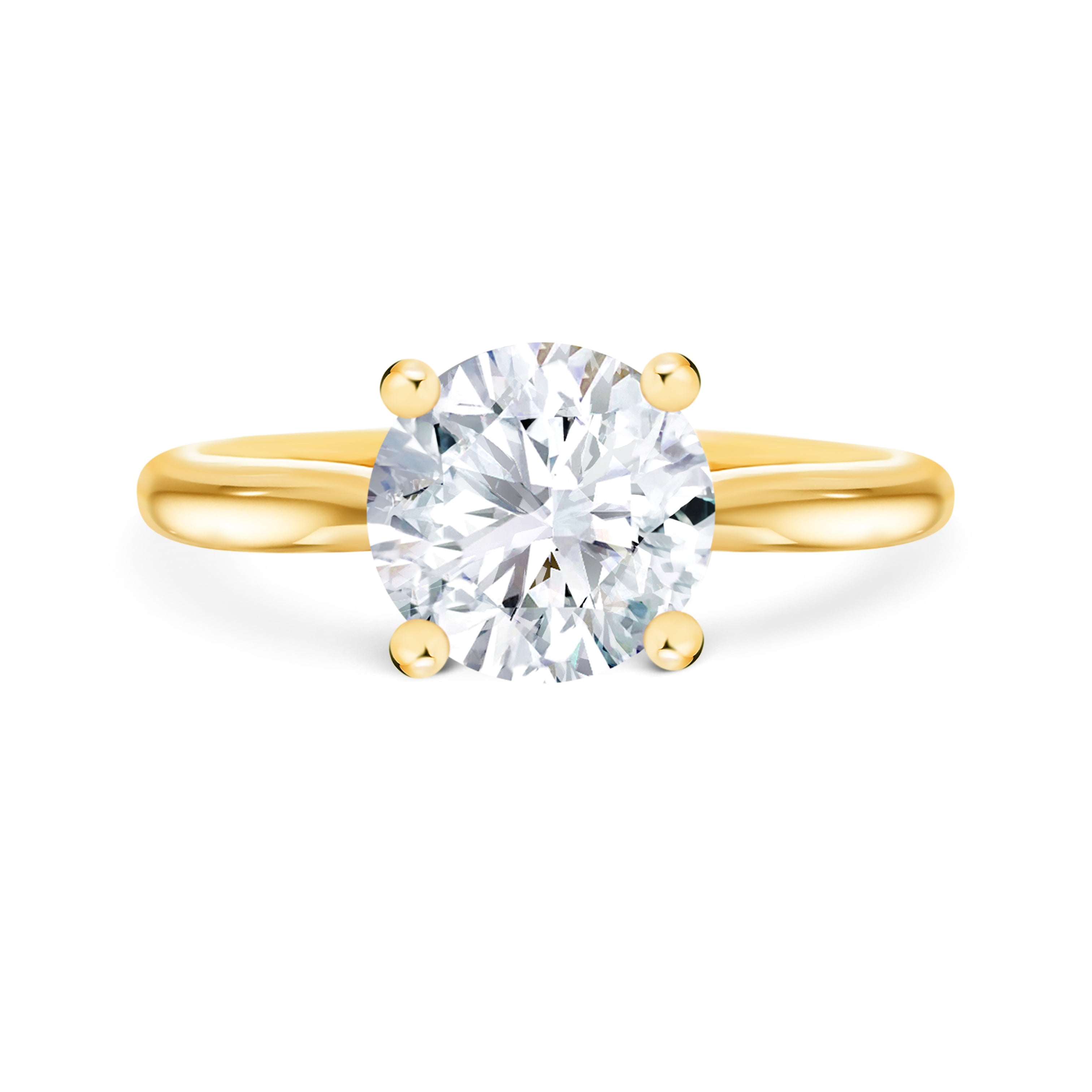 Lucca - Micheli Jewellery. Round brilliant cut diamond solitaire. Round brilliant diamond yellow gold engagement ring in yellow gold. 4 claw engagement ring. Round brilliant cut diamond yellow gold solitaire ring. Solitaire engagement ring in yellow gold. Custom made engagement ring melbourne. Melbourne, Australia.