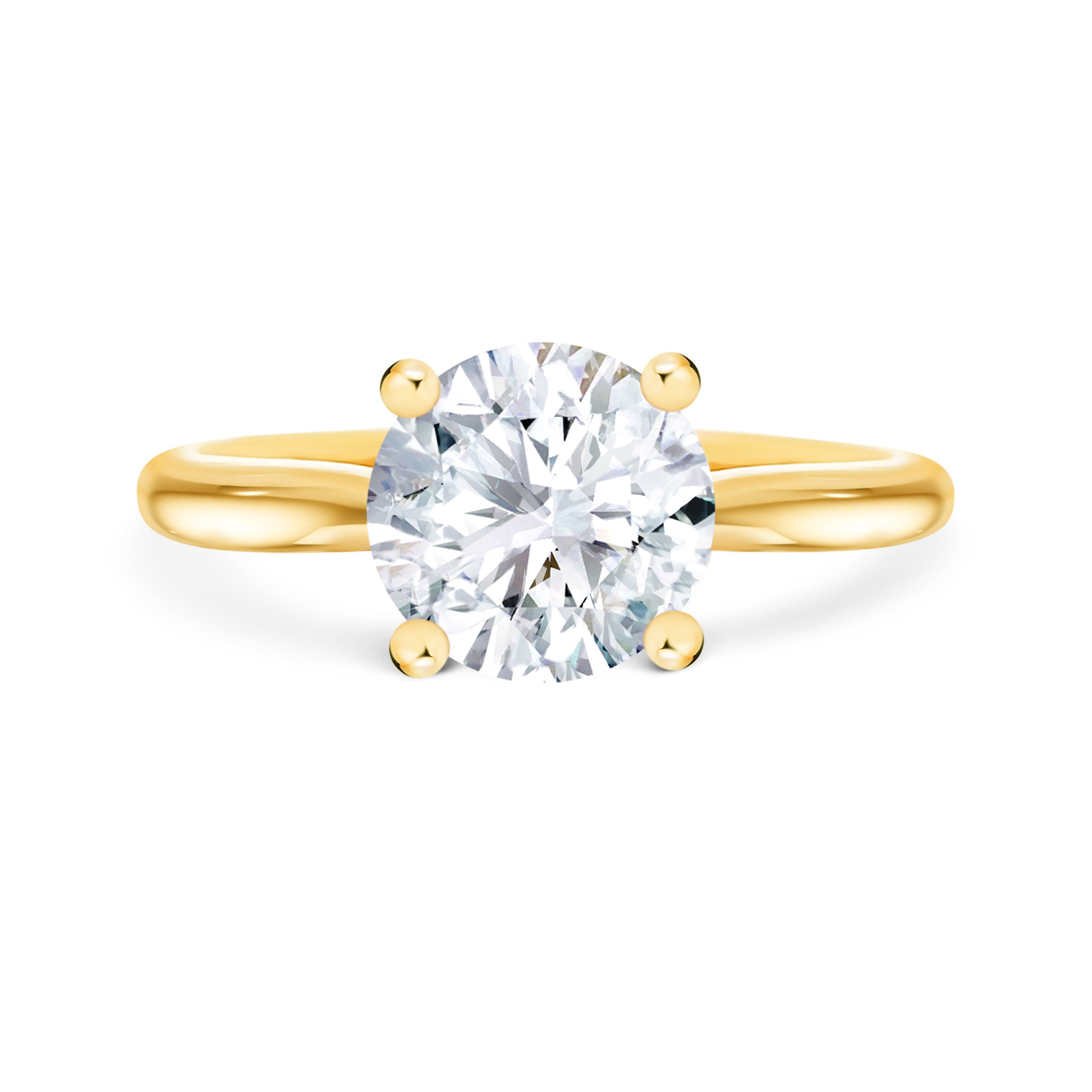 Lucca - Micheli Jewellery. Round brilliant cut diamond solitaire. Round brilliant diamond yellow gold engagement ring in yellow gold. 4 claw engagement ring. Round brilliant cut diamond yellow gold solitaire ring. Solitaire engagement ring in yellow gold. Custom made engagement ring melbourne. Melbourne, Australia.