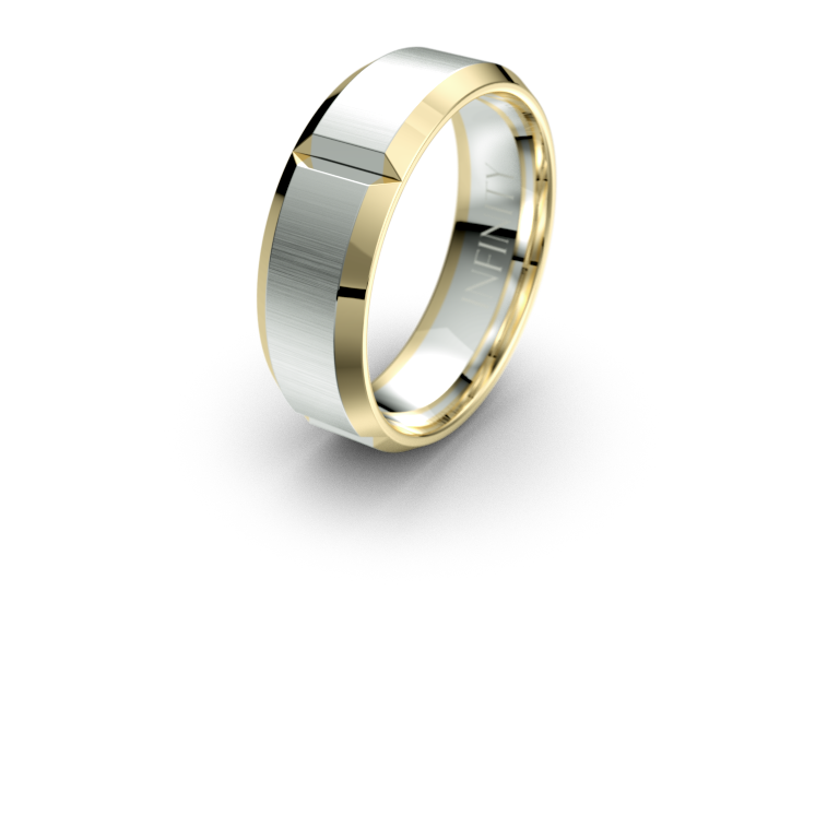 Chip Wedding Band - Micheli Jewellery