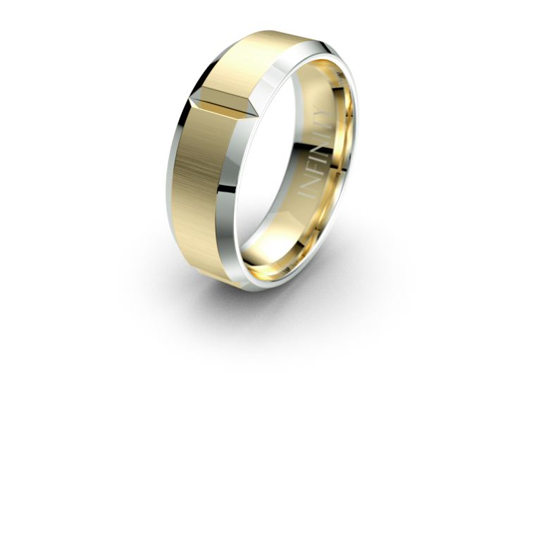 Chip Wedding Band - Micheli Jewellery