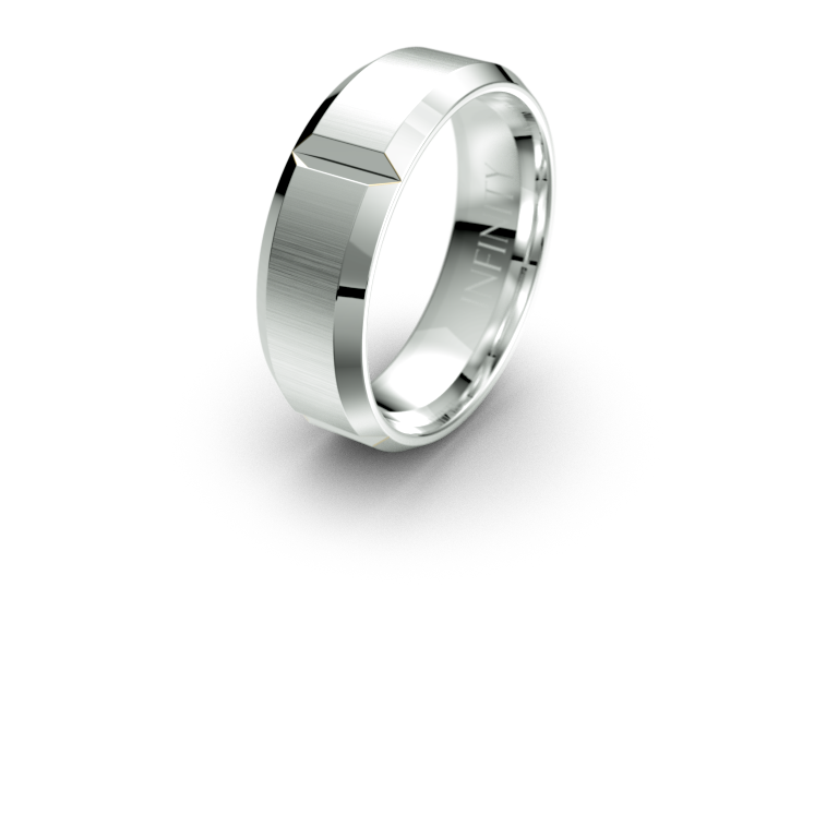 Chip Wedding Band - Micheli Jewellery