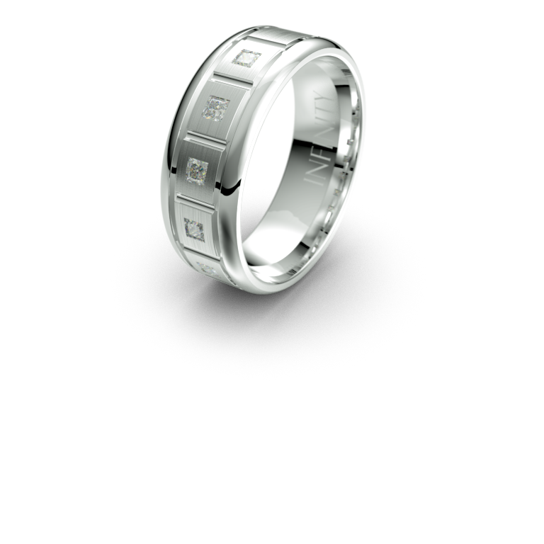 Kaos Wedding Band - Micheli Jewellery