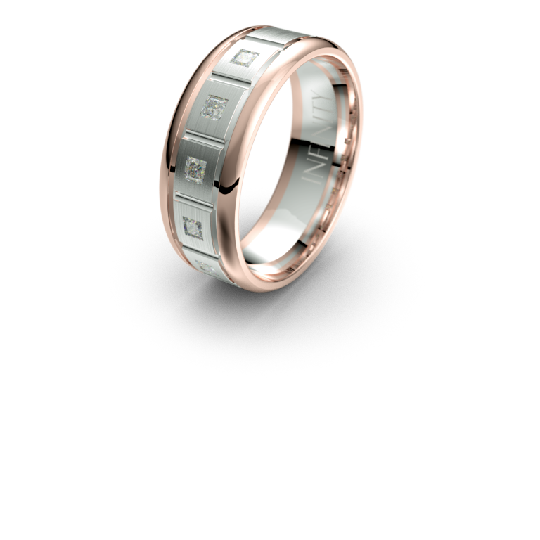 Kaos Wedding Band - Micheli Jewellery