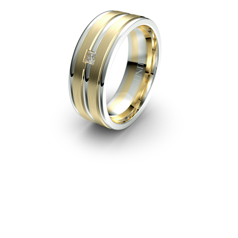 Diamond AVE Wedding Band - Micheli Jewellery