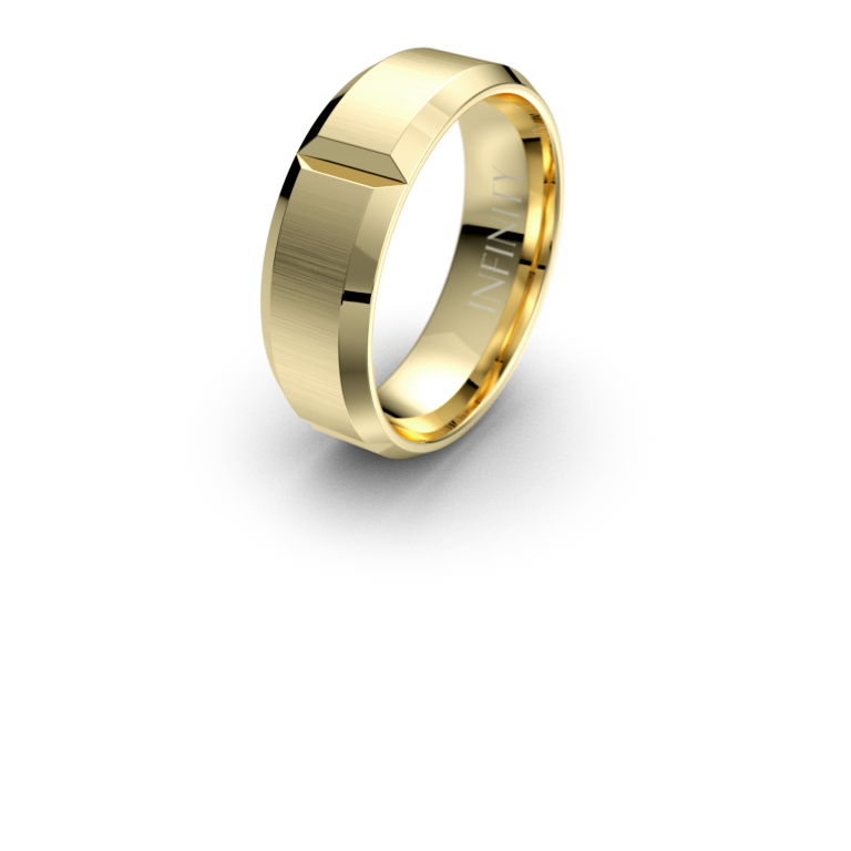 Chip Wedding Band - Micheli Jewellery