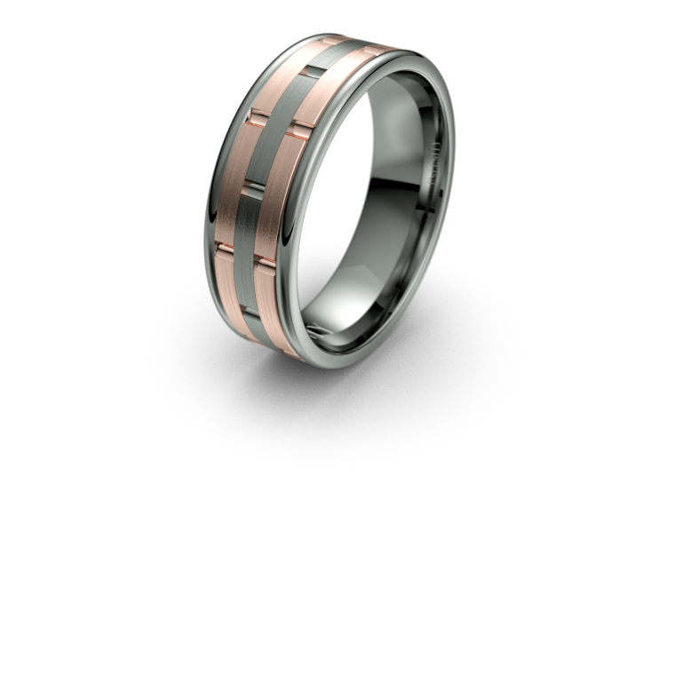Aaron Wedding Band - Micheli Jewellery