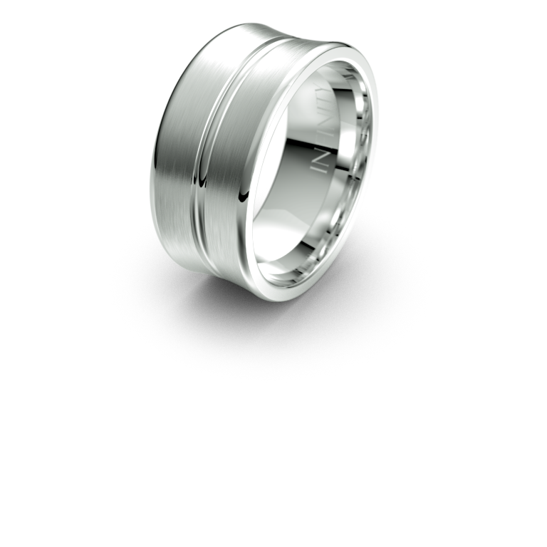 Caved in Gold Wedding Band - Micheli Jewellery