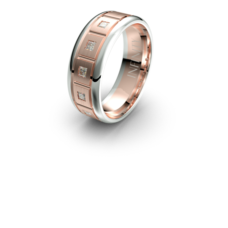 Kaos Wedding Band - Micheli Jewellery