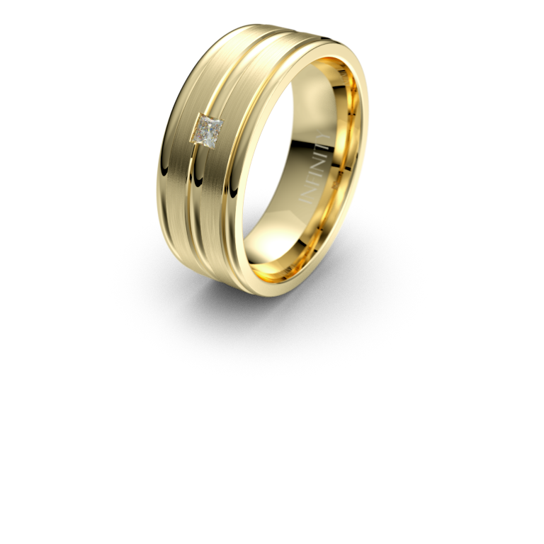 Diamond AVE Wedding Band - Micheli Jewellery
