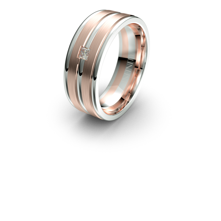 Diamond AVE Wedding Band - Micheli Jewellery