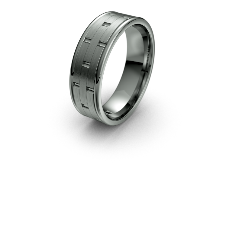 Aaron Wedding Band - Micheli Jewellery