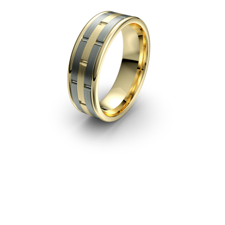 Aaron Wedding Band - Micheli Jewellery