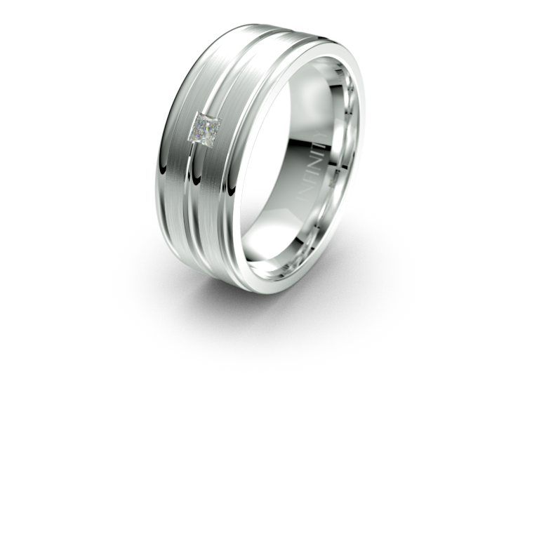 Diamond AVE Wedding Band - Micheli Jewellery