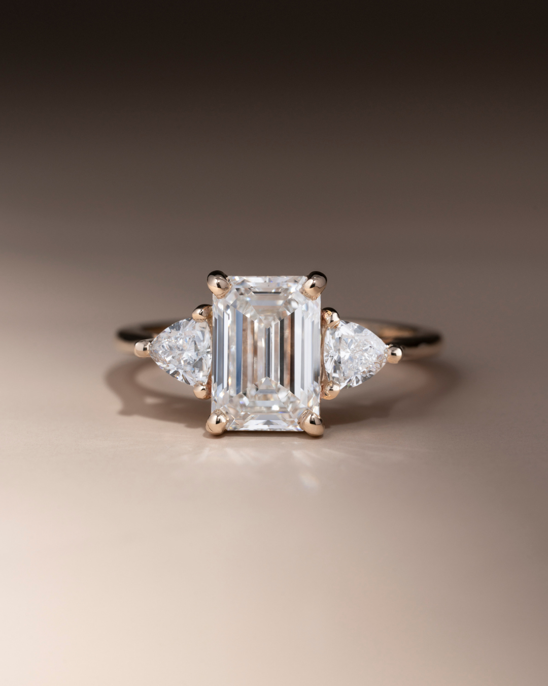 Designed for Italy: Jake's Custom Emerald Trilogy Engagement Ring