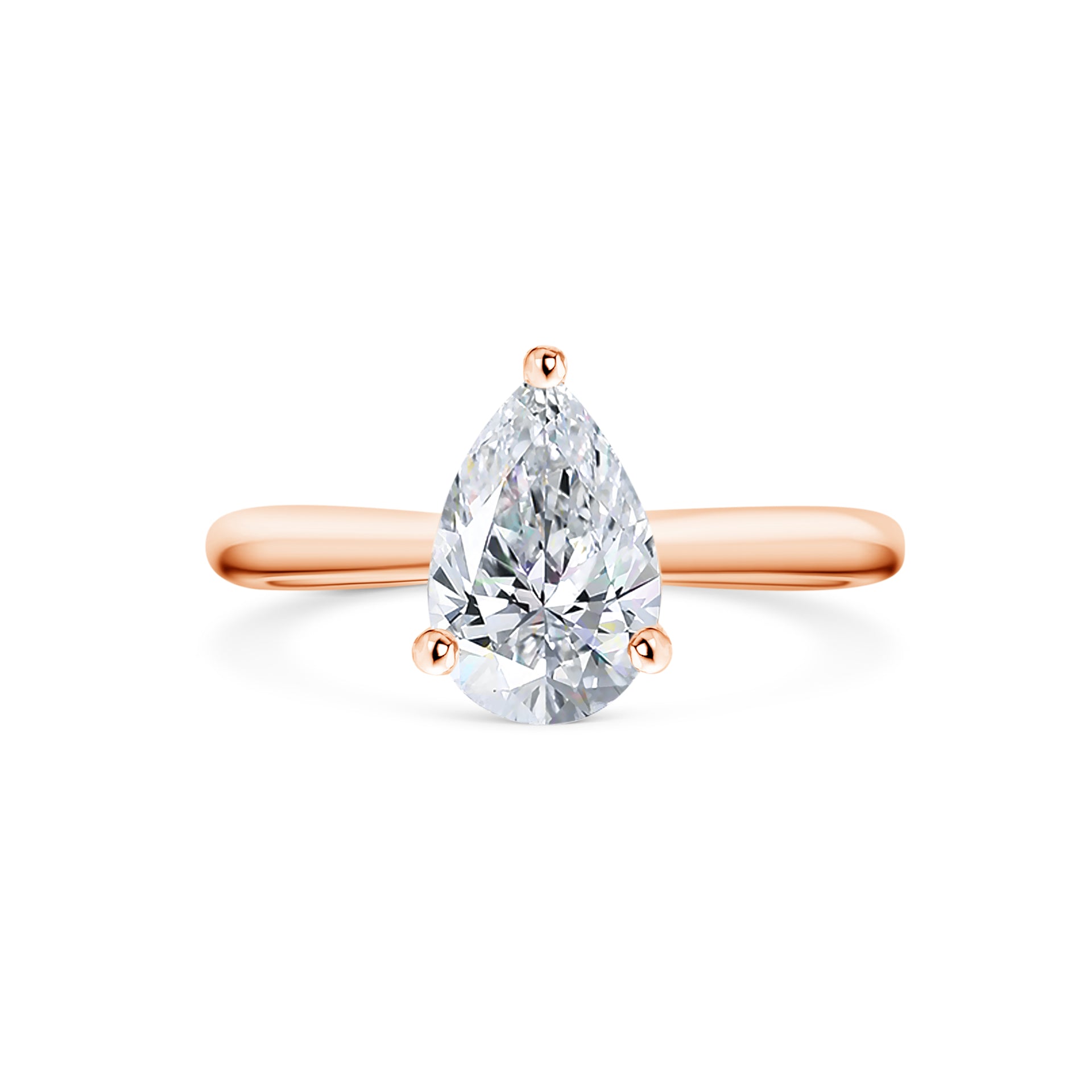 MICHELI Custom Engagement Rings Melbourne Pear Cut Diamond