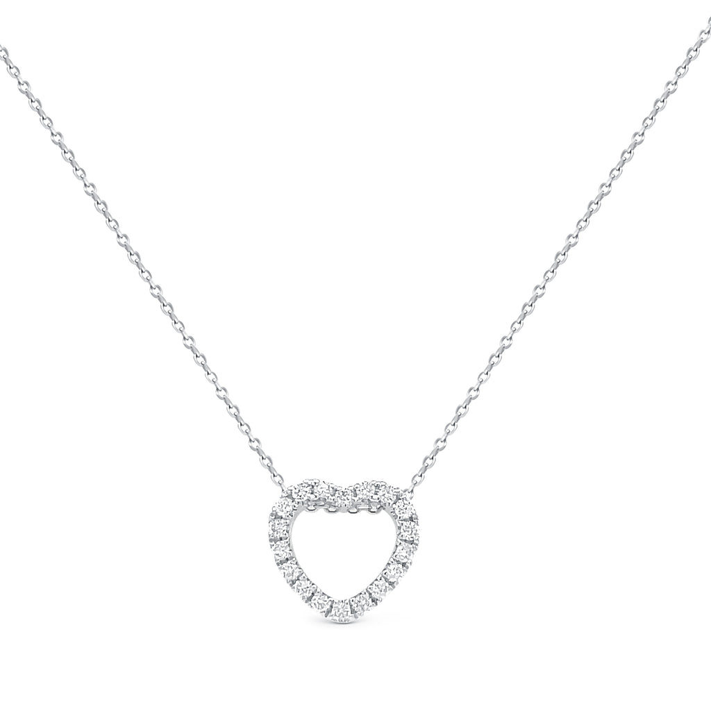 Heart Diamond Necklace - Micheli Jewellery