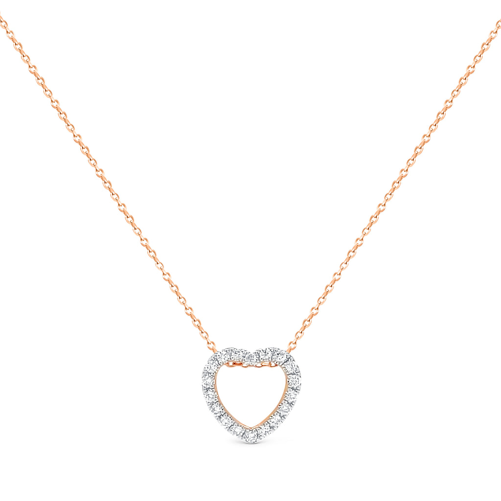 Heart Diamond Necklace - Micheli Jewellery