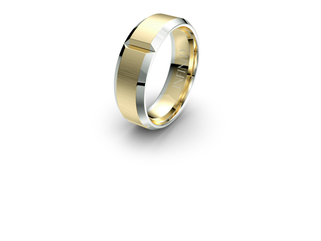 Chip Wedding Band - Micheli Jewellery