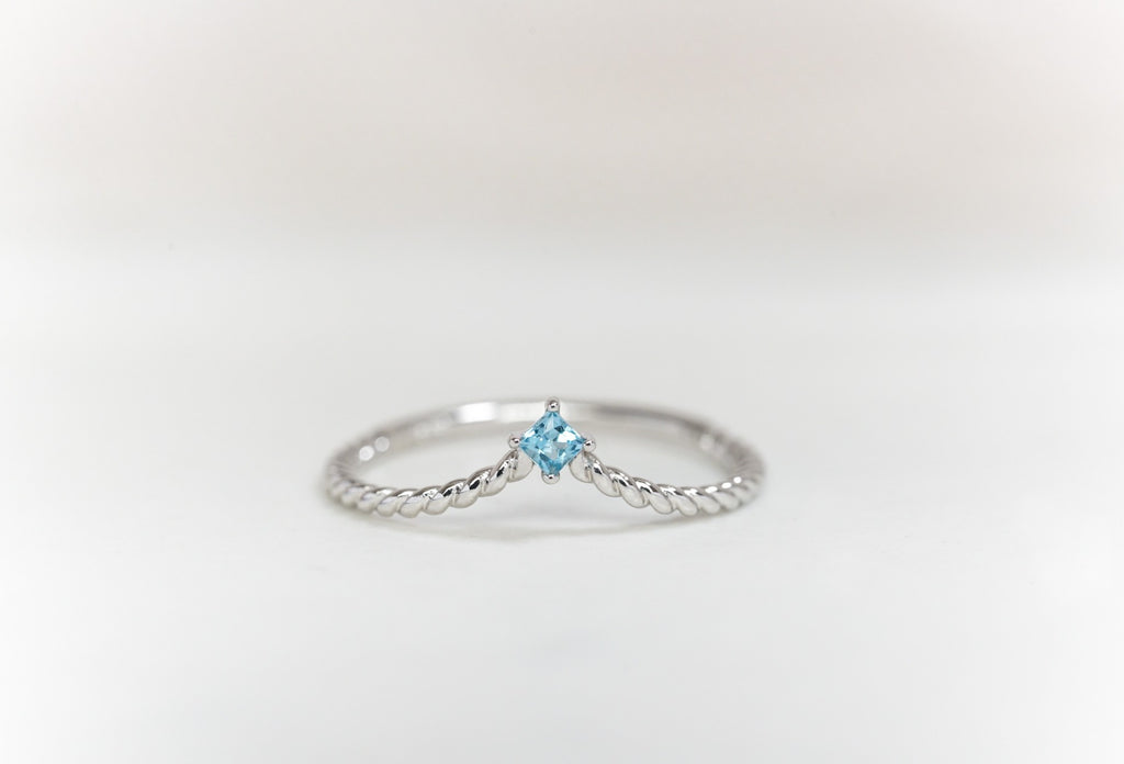 Twist Topaz Ring - Micheli Jewellery