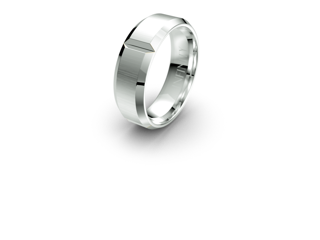 Chip Wedding Band - Micheli Jewellery