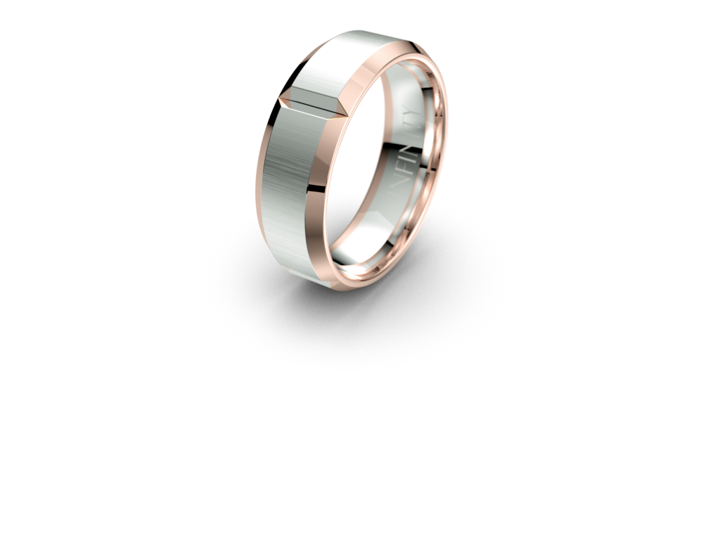 Chip Wedding Band - Micheli Jewellery