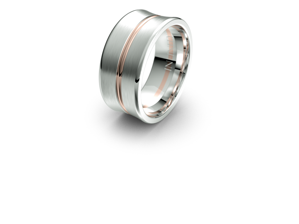 Caved in Gold Wedding Band - Micheli Jewellery