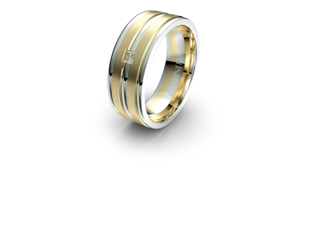 Diamond AVE Wedding Band - Micheli Jewellery