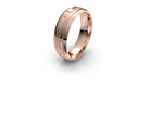 Greek Key Gold Wedding Band - Micheli Jewellery