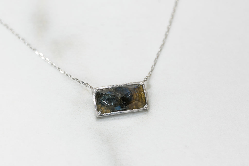 Astra II Necklace in White Gold - Micheli Jewellery