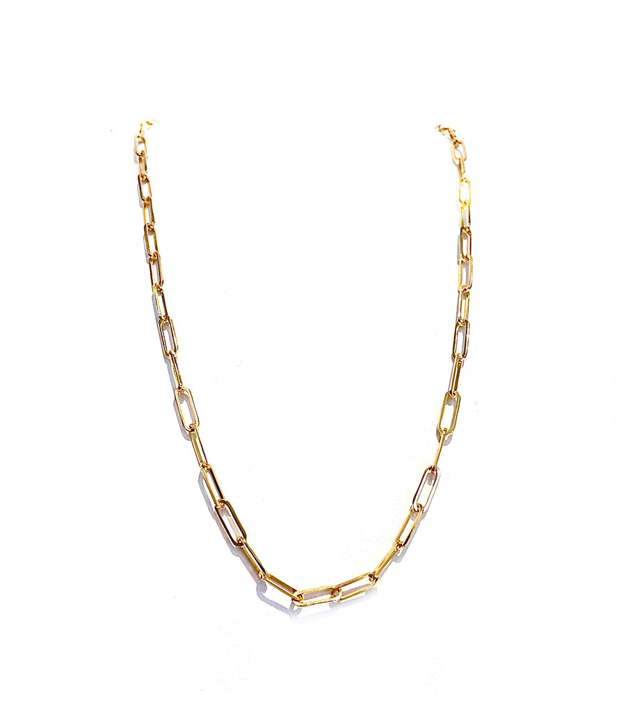 Paperclip Chain Link Necklace - Micheli Jewellery