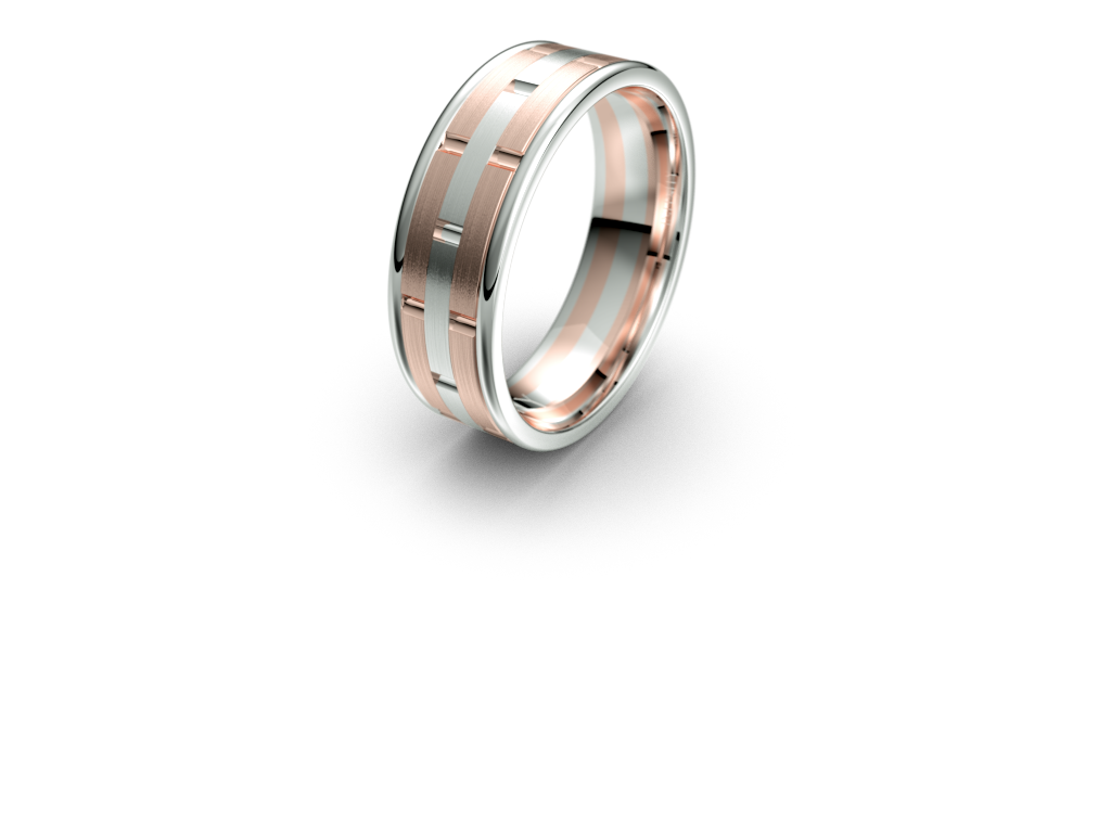 Aaron Wedding Band - Micheli Jewellery