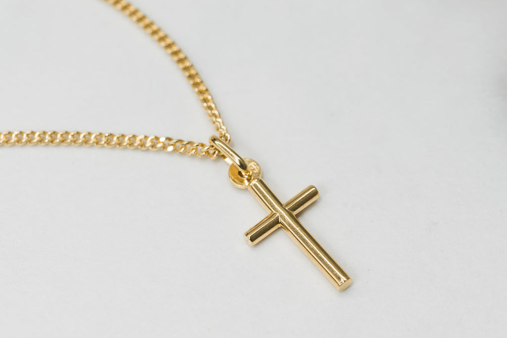 Yellow Gold Diamond Cut Curb Chain - Micheli Jewellery