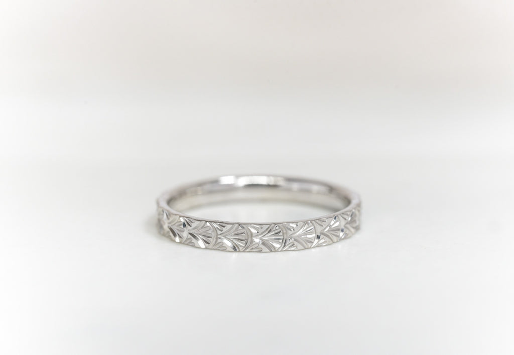 Art Deco Pattern Ring - Micheli Jewellery