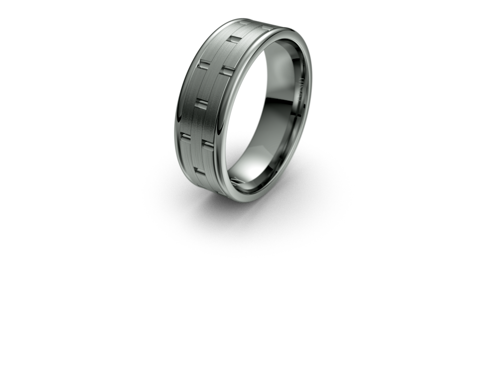 Aaron Wedding Band - Micheli Jewellery