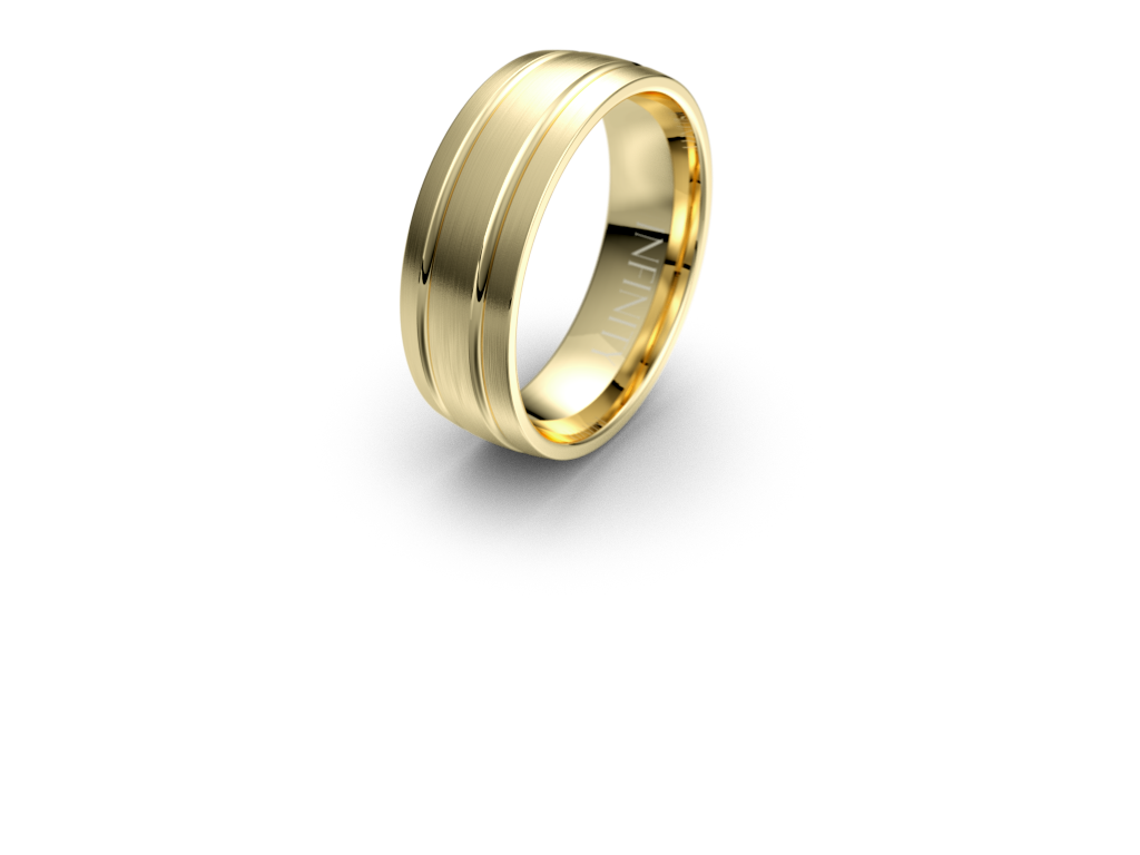 Silvio Wedding Band - Micheli Jewellery