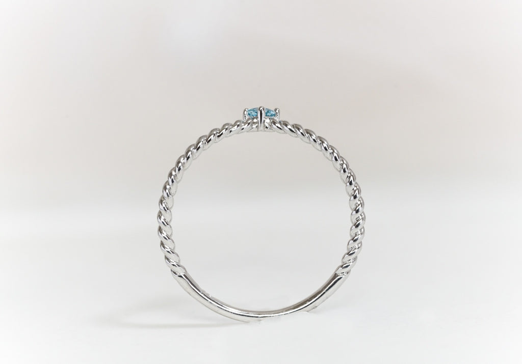 Twist Topaz Ring - Micheli Jewellery