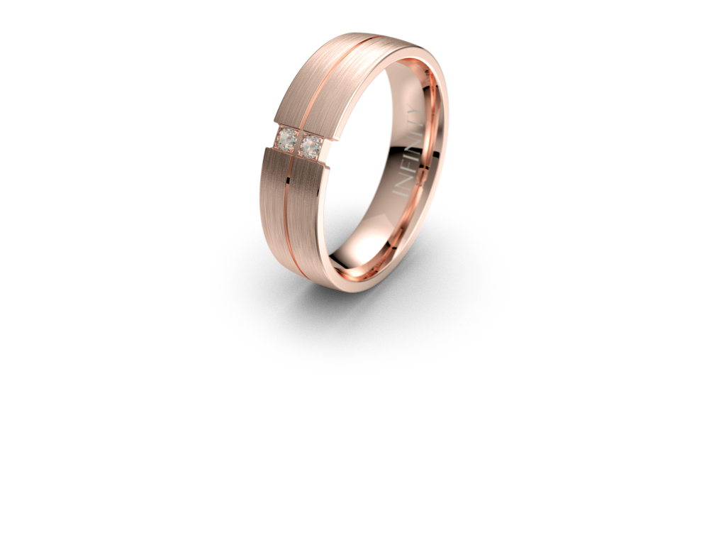 Diamond Marco Wedding Band - Micheli Jewellery