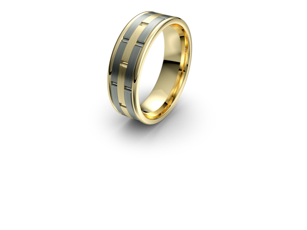 Aaron Wedding Band - Micheli Jewellery