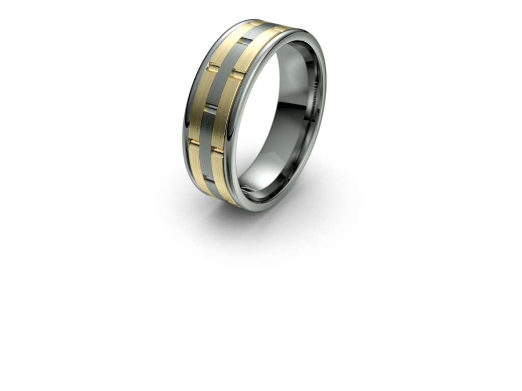 Aaron Wedding Band - Micheli Jewellery